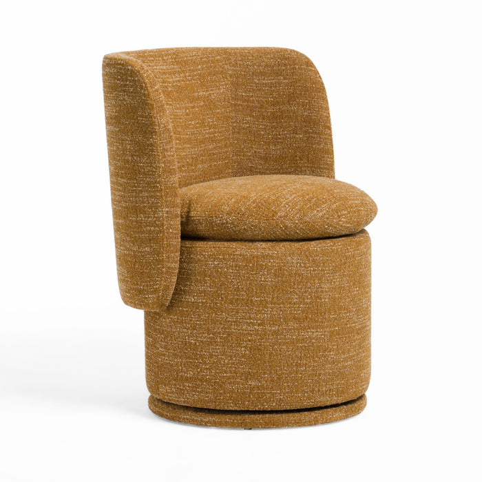 Catalina Modern Mustard Swivel Dining Chair