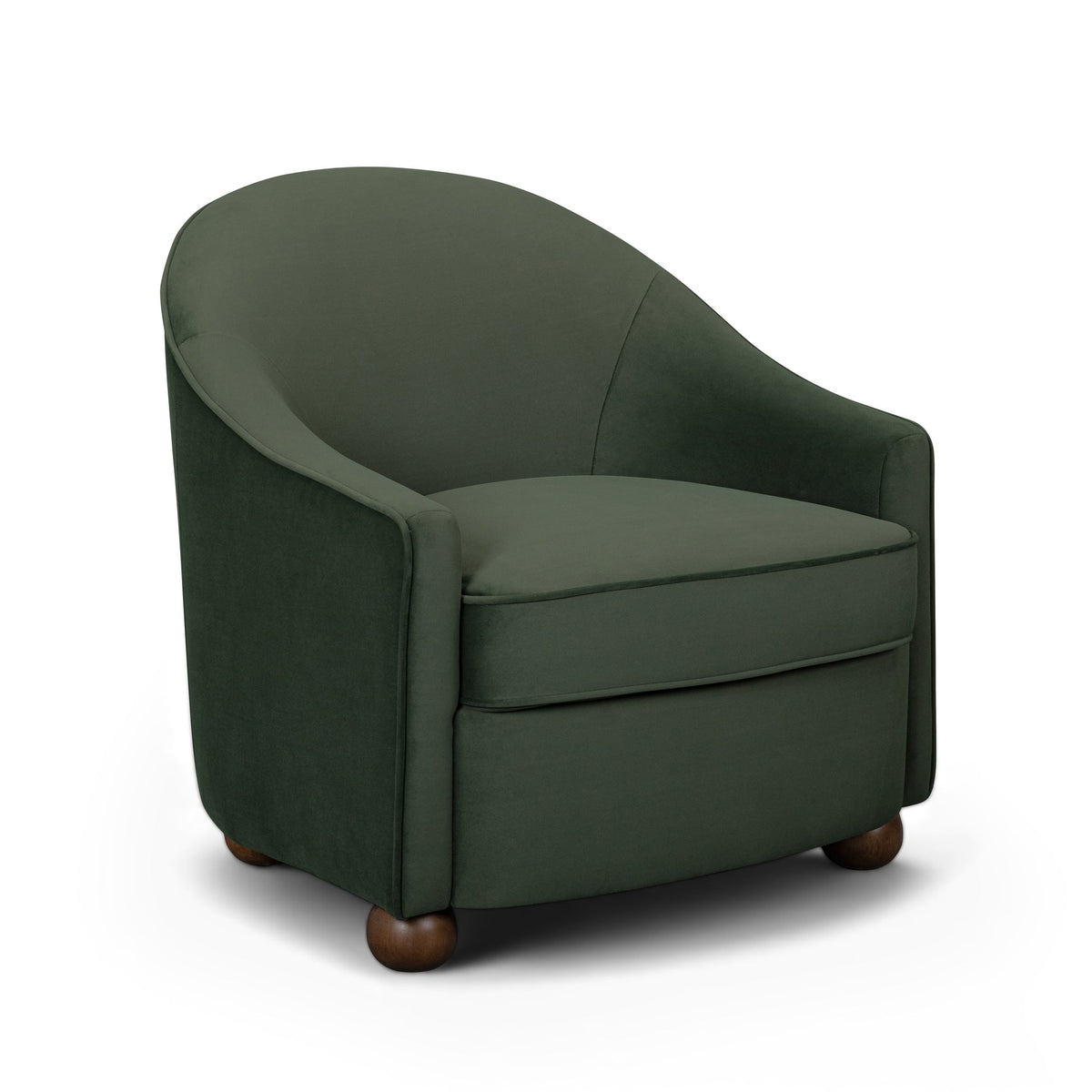 Catlyn Green Performance Velvet Accent Chair