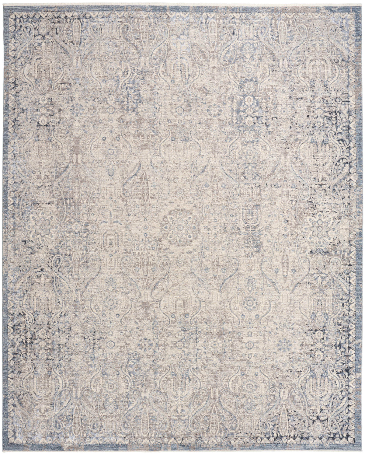 Delphine Grey Blue Area Rug