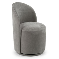 Bridget Modern Grey Swivel Dining Chair
