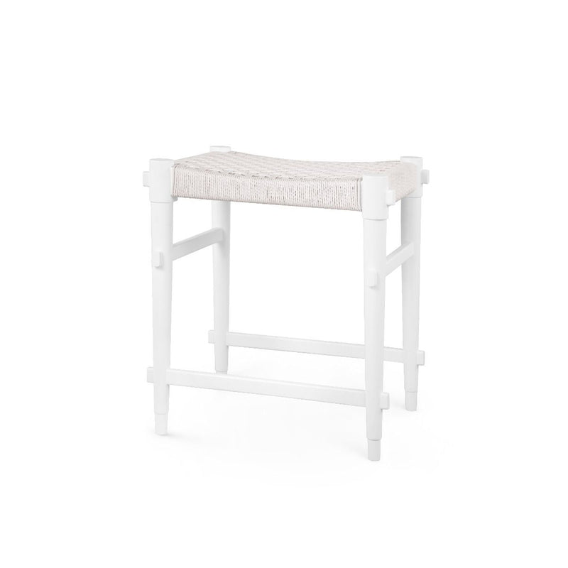 Shai White Rope Counter Stool