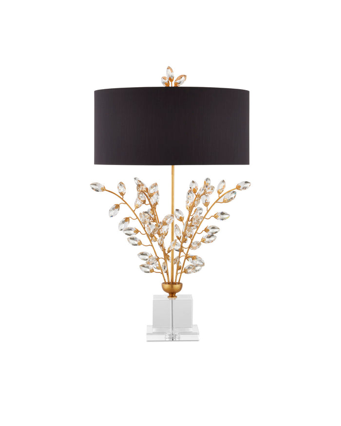 Forget-Me-Not Gold Lamp