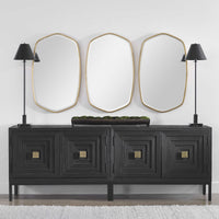 Bennett 2 Door Black Cabinet