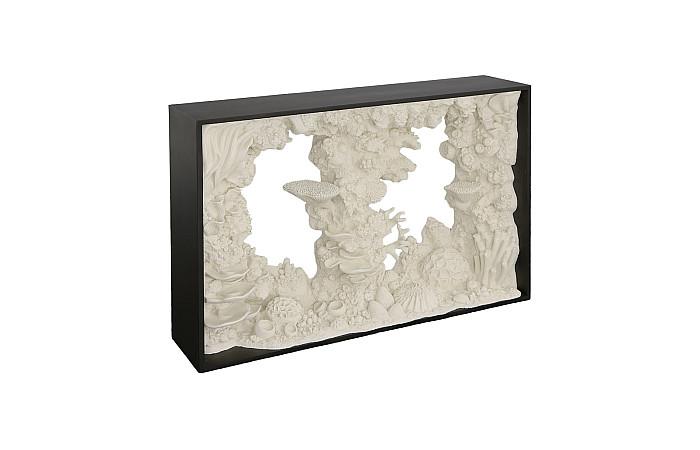 Framed Coral Reef Console Table