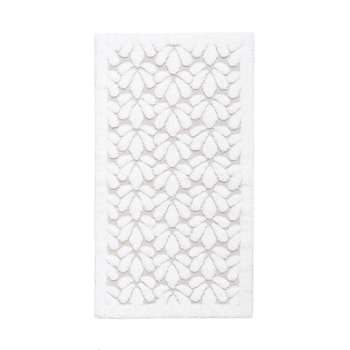 Grace White Luxury Bath Rug
