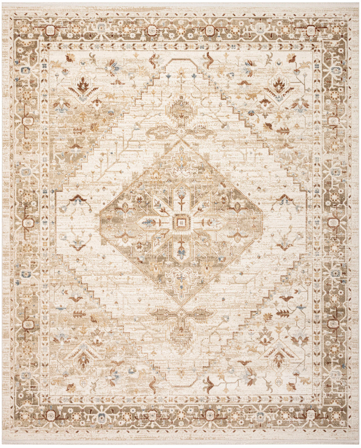 Isabeau Ivory Taupe Area Rug