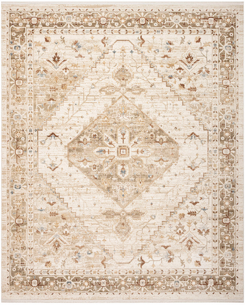 Isabeau Ivory Taupe Area Rug