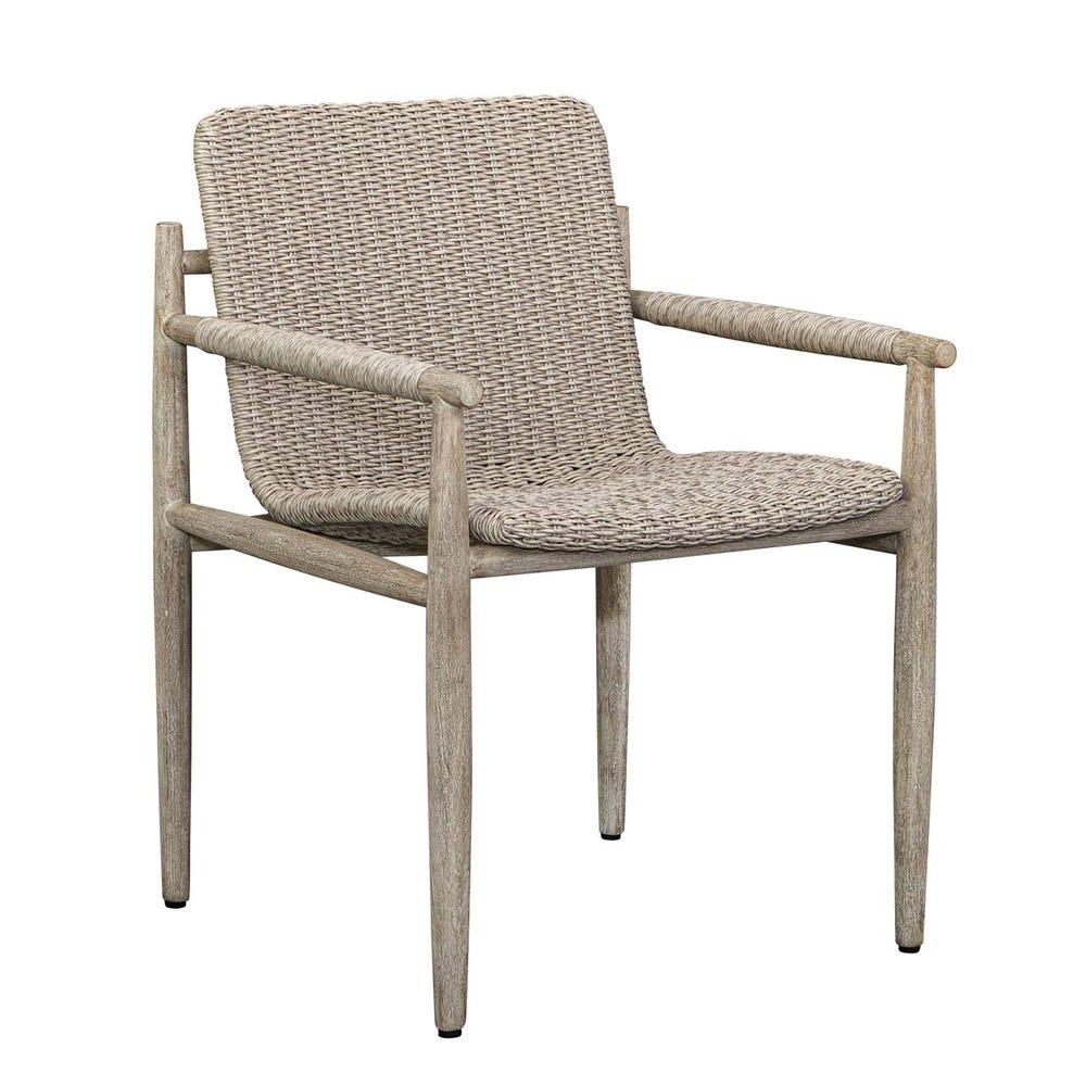 Audrey All Weather Outdoor Oatmeal Dining Chair
