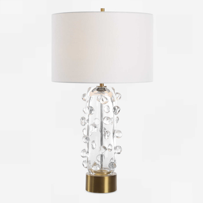 Griffin Gold & Glass Spheres Table Lamp