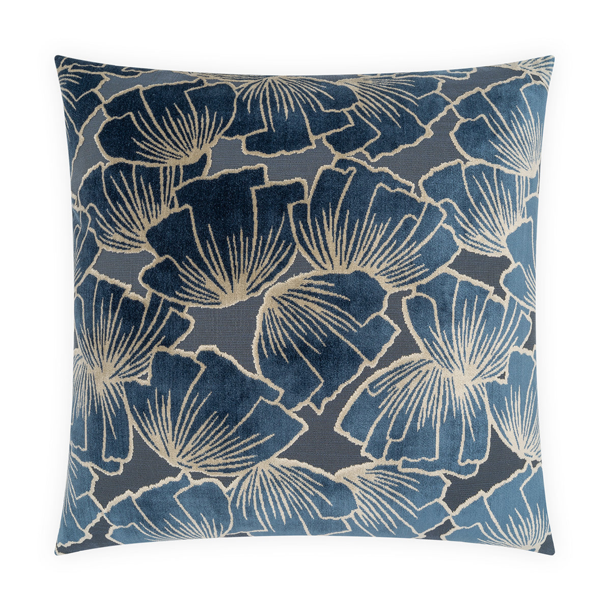 Tropics Superior Quality Luxurious Indigo Pillow