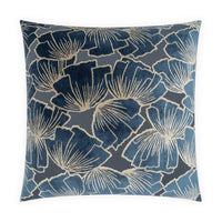 Tropics Superior Quality Luxurious Indigo Pillow