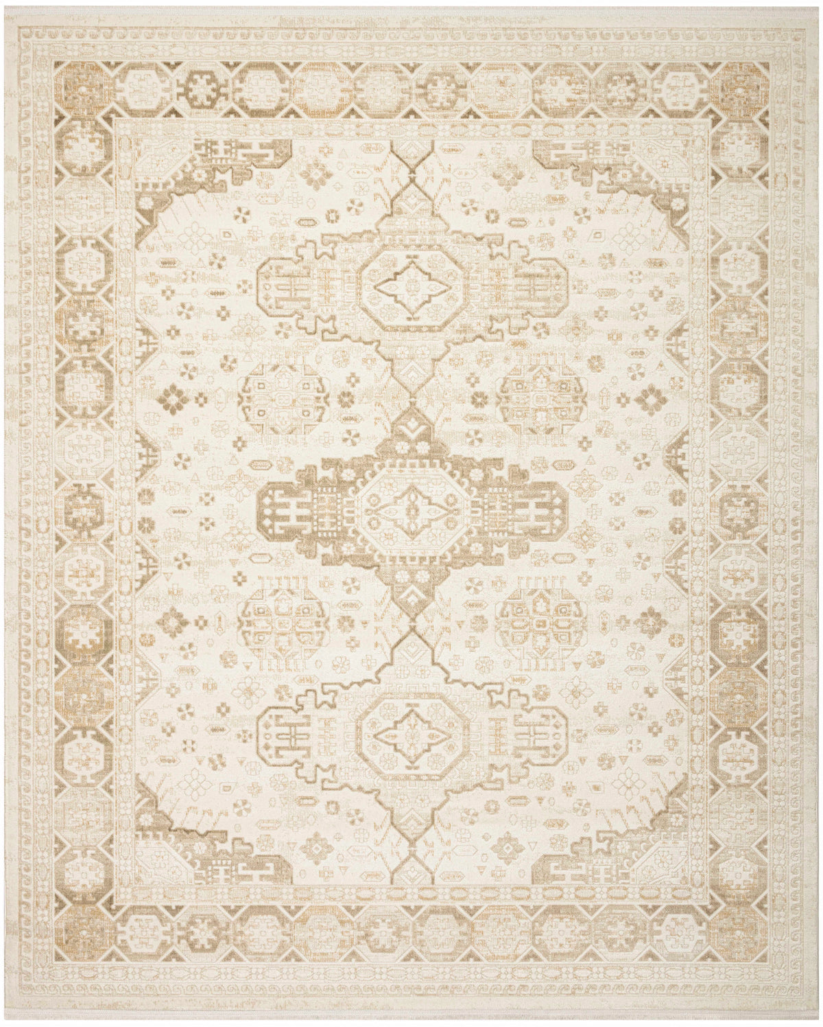 Isabeau Ivory Beige Area Rug