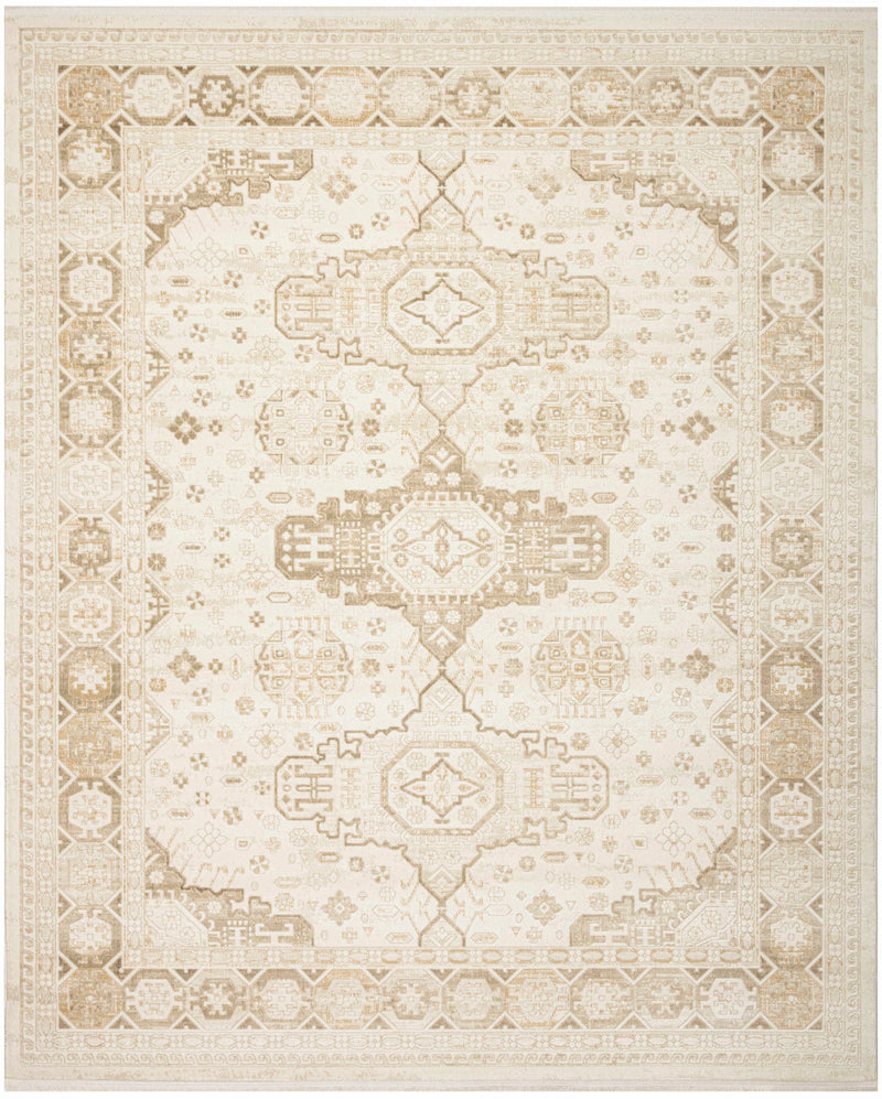 Isabeau Ivory Beige Area Rug