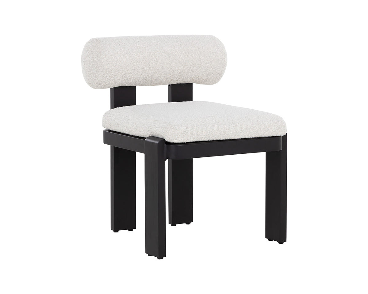 Horris Cream Performance Fabric Indoor/Outdoor Dining Armchair (Set of 2)