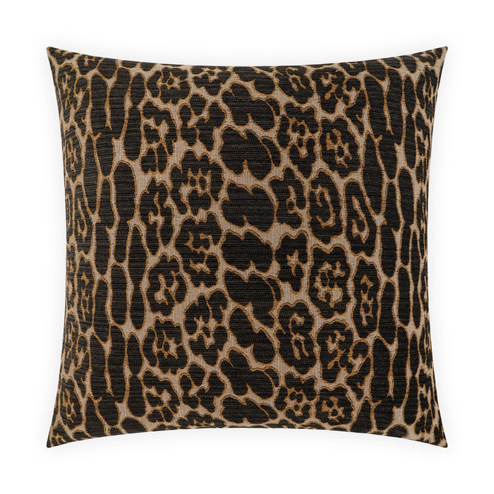 Leopard Superior Quality Luxurious Espresso Pillow