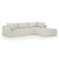 Karsyn 4-Piece Cream Performance Fabric Outdoor Modular Sectional
