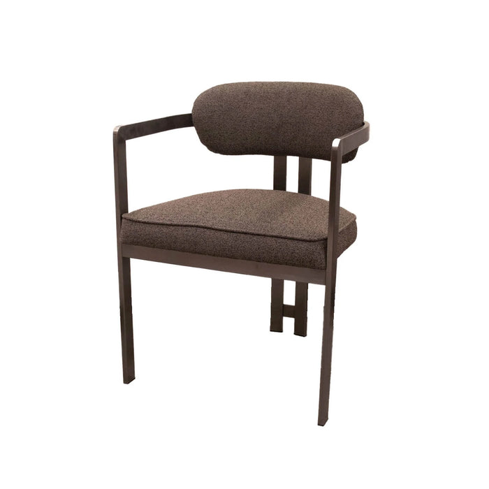 Mia Chenille Brown Dining Chair