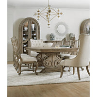 Sylvie Neutral Tufted Performance Dining Chair