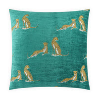 Spotted Superior Quality Luxurious Blue Pillow