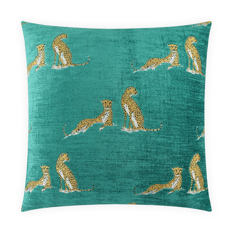 Spotted Superior Quality Luxurious Blue Pillow