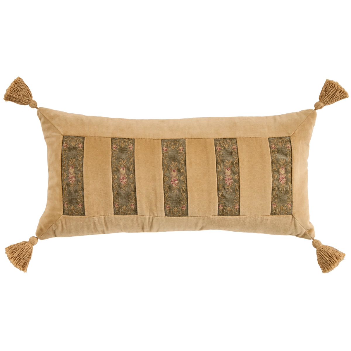 Taylor Vintage Sage Petit Floral 13" x 27" Throw Pillow