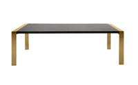 Sofya Modern Gold Dining Table