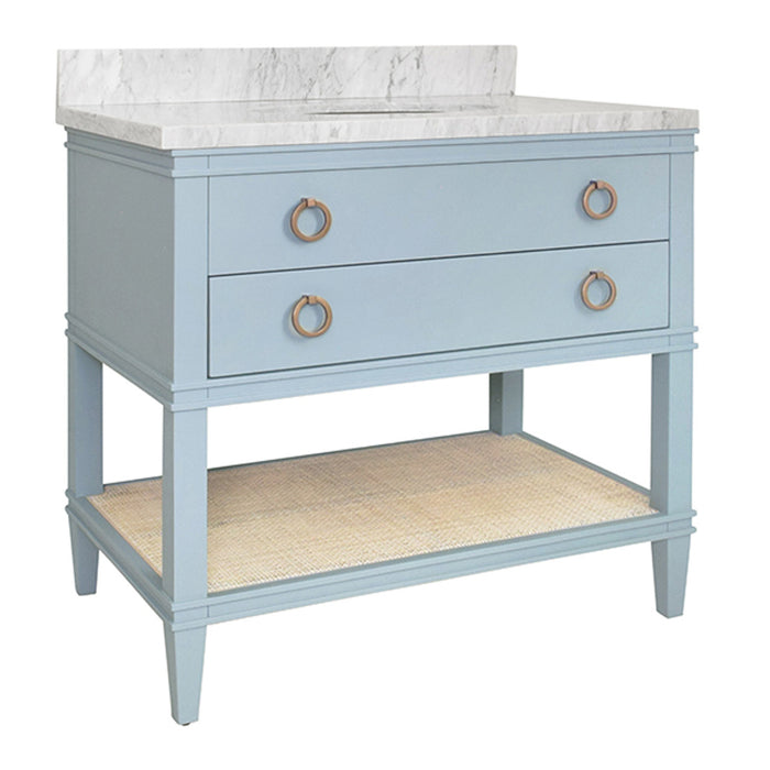 Ember 36.5" Light Blue Bath Vanity