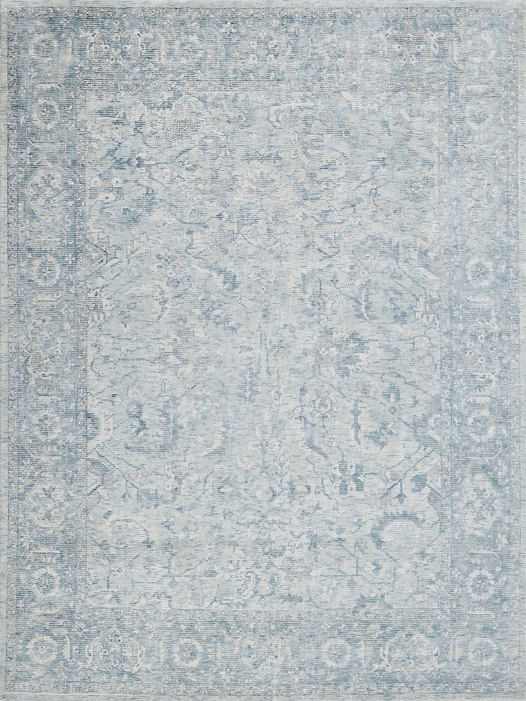 Heritage Ivory/Blue Luxury Area Rug