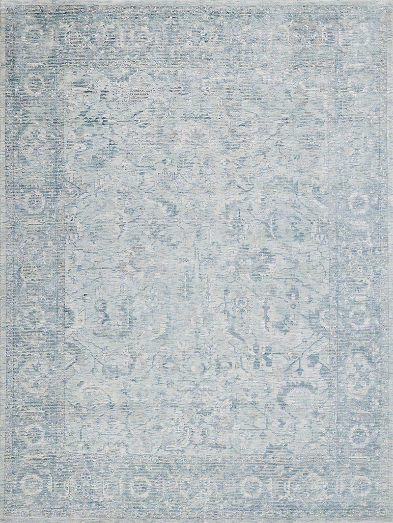 Heritage Ivory/Blue Luxury Area Rug