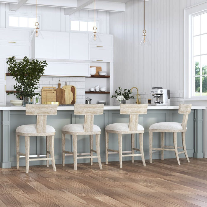 Rowan White Performance Counter Stool