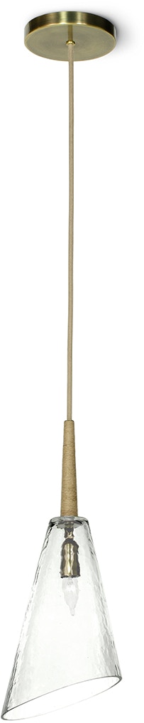 Veraldi Linear Glass & Gold Pendant