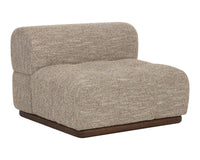 Mallo Dusty Greige Modular Corner Armless Chair