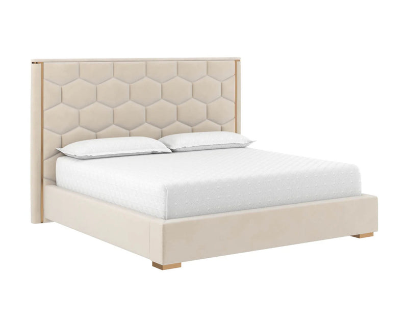 Alisha Taupe Bed