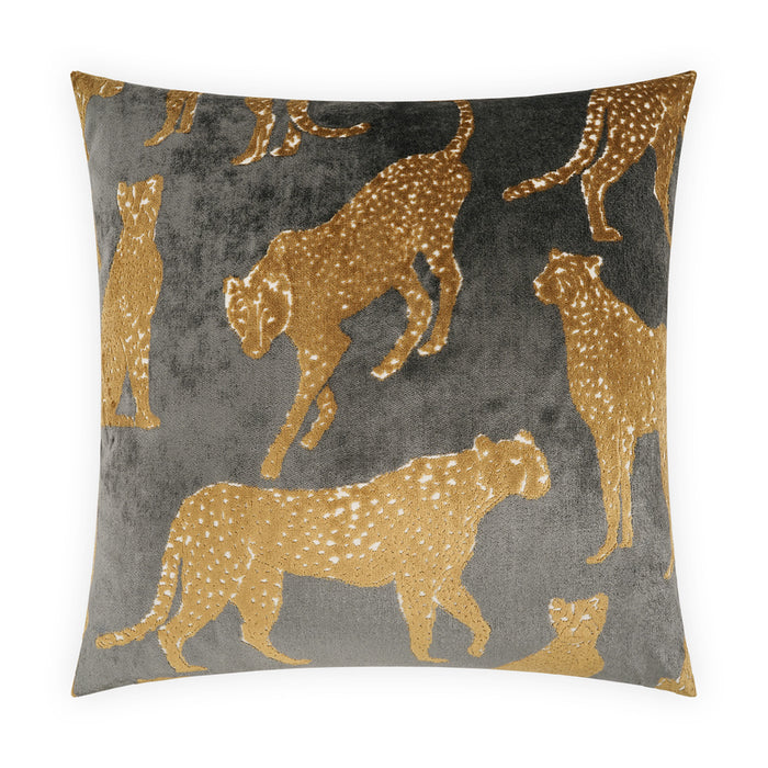Wild Cats Superior Quality Luxurious Slate  Pillow