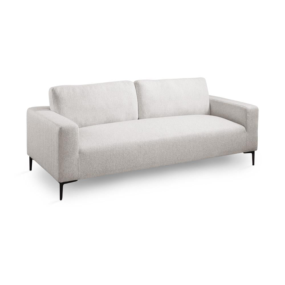 Leya Grey Velvet Loveseat