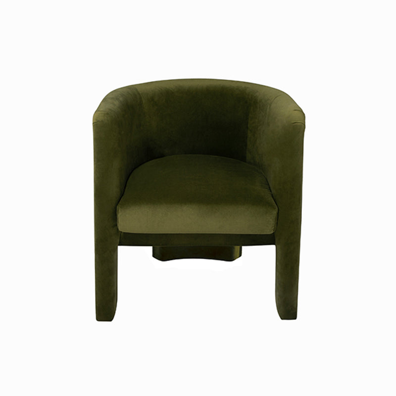 Georgina Velvet Olive Accent Chair