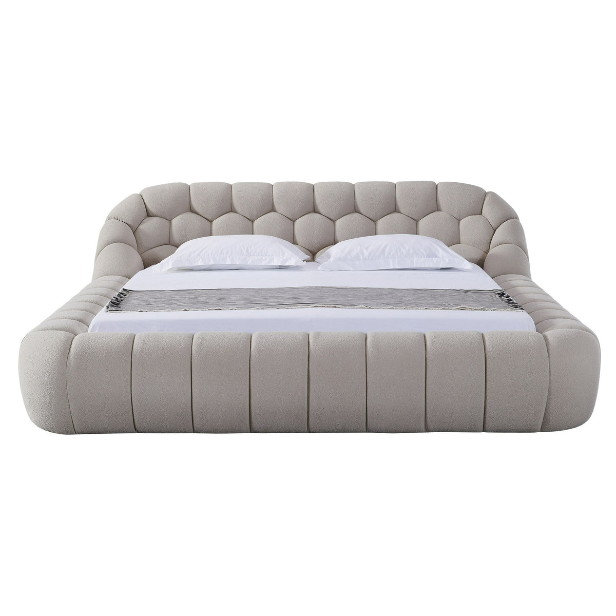 Nicoma Modern Beige Bed