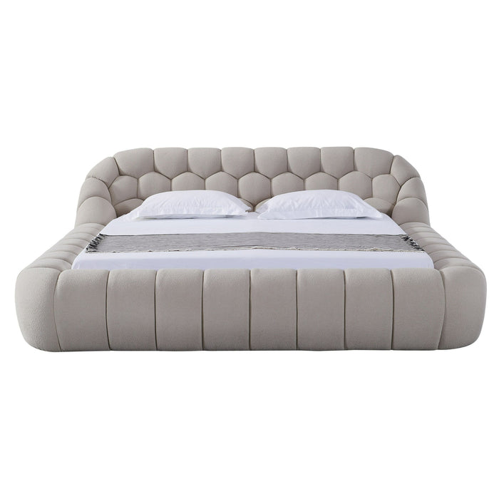 Nicoma Modern Beige Bed