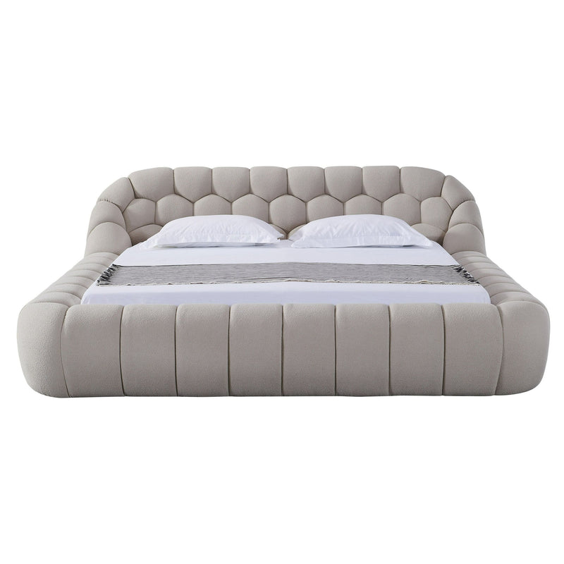 Nicoma Modern Beige Bed