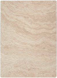 Refined Taupe Wool Area Rug
