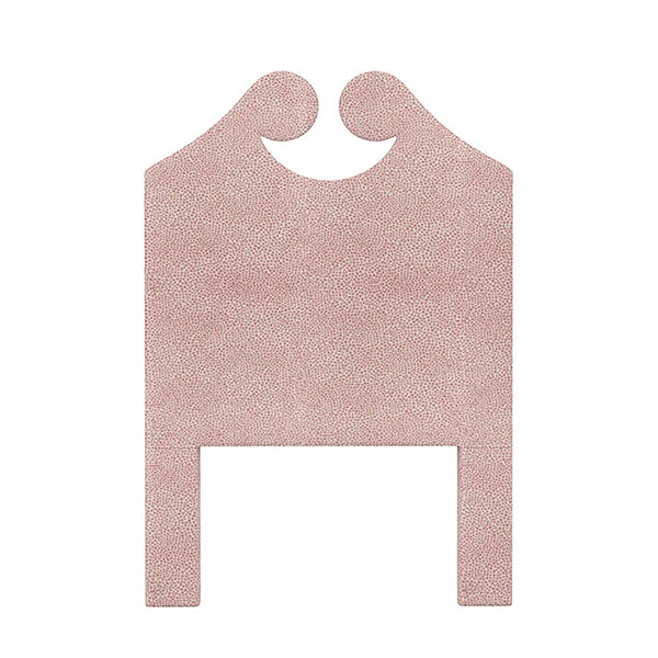 Hannah Spotted Pink Twin Custom Headboard