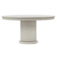 Alldonna White Washed Oak Round Dining Table