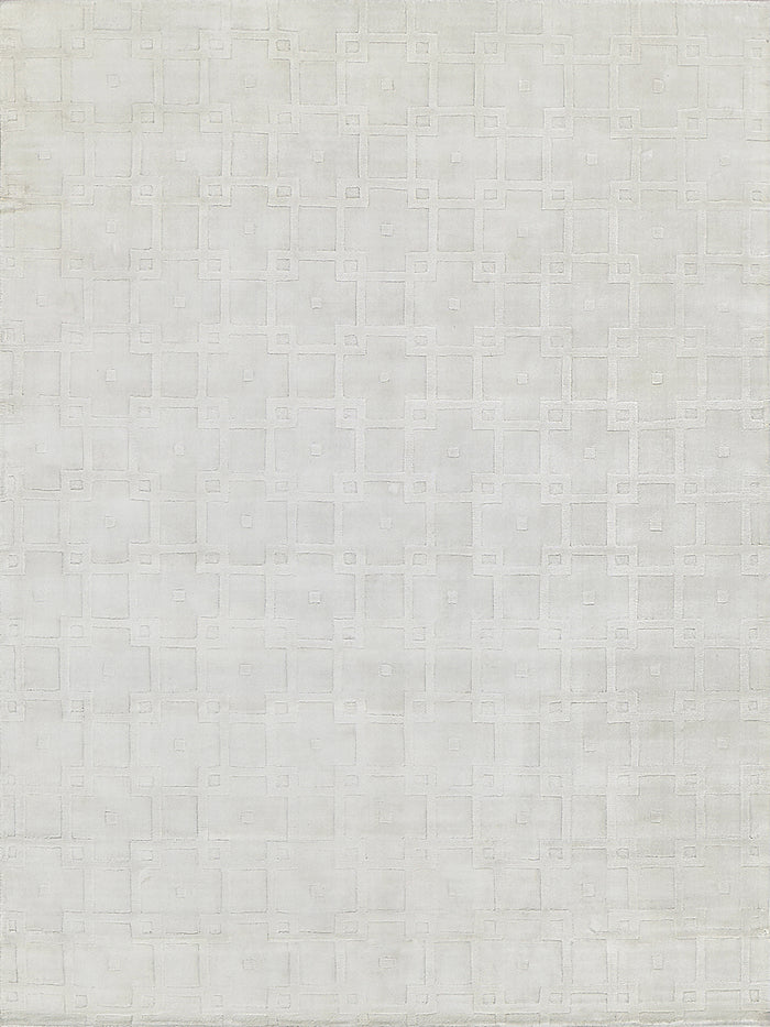 Ramo Modern White Patterned Area Rug - Elegance Collection