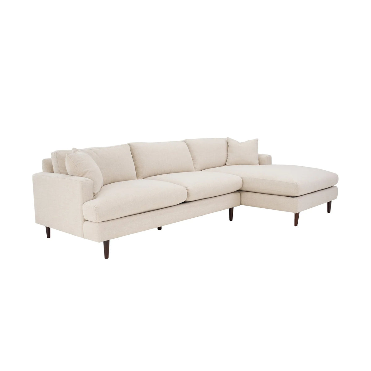 Bronia 109" Beach Alabaster Right Sectional Sofa