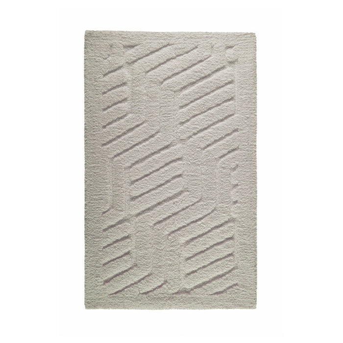Villari Fog Luxury Bath Rug