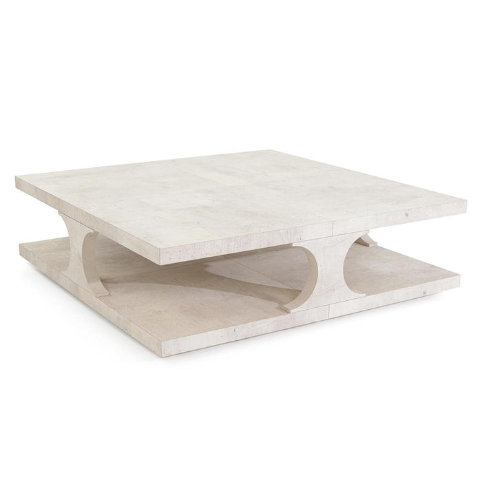 Trisell Bleached Wood Coffee Table