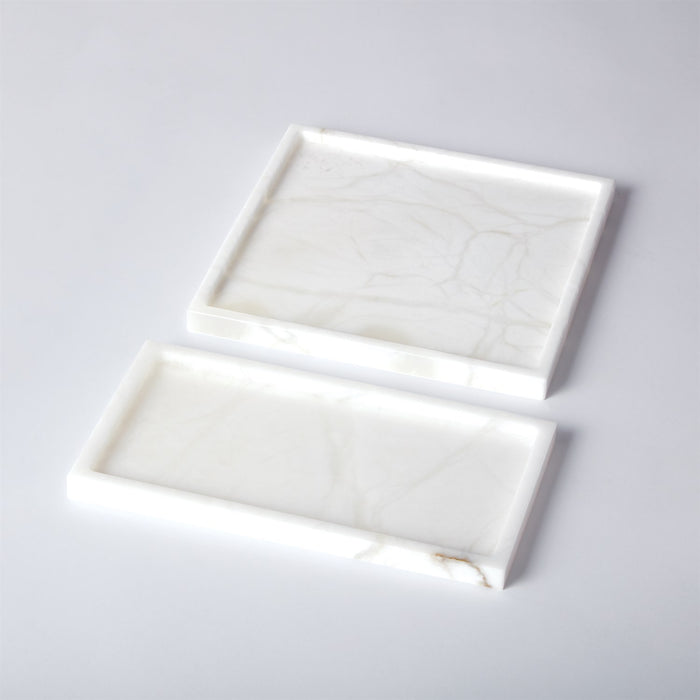 Milano Italian Alabaster Trays (2 Sizes Available)