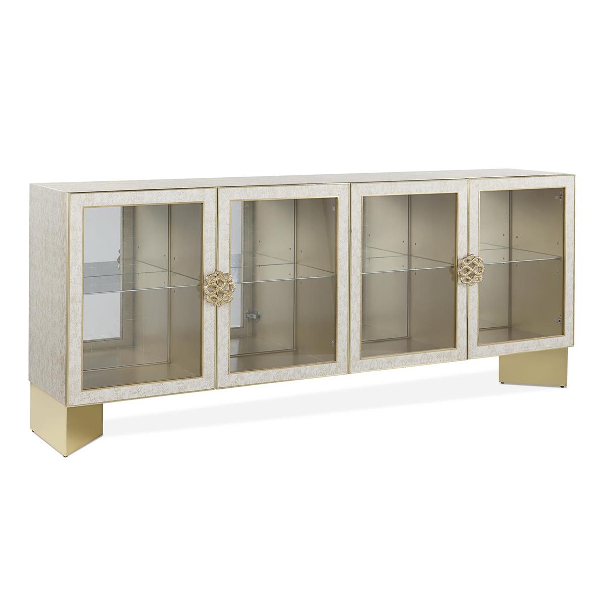 Cressida 88" Four-Door Lighted Sideboard