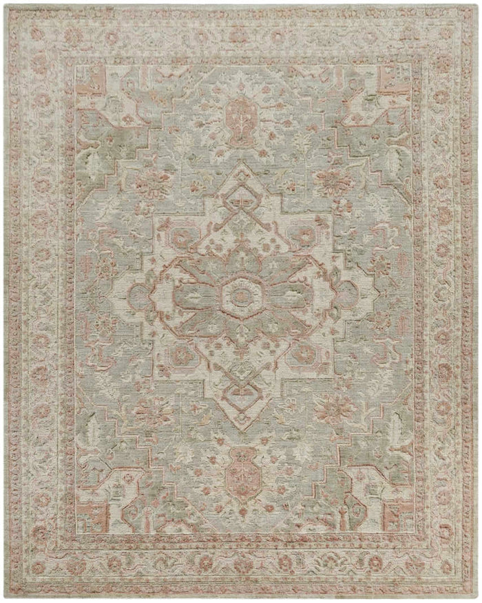 Georgia Sage Hand Loomed Wool Area Rug