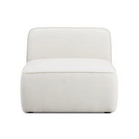 Travie Sand Upcycled Performance Linen Armless Chair